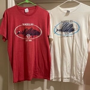Bundle of two Magellan logo t shirts used shirt sleeve mens